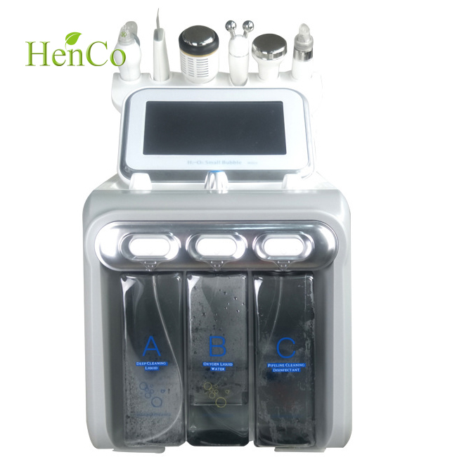 6 in 1 W05X H2 O2 hydra peels hydro facial face cleaning machine